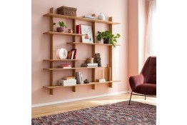 Стеллаж ZOLO 3 из массива дуба